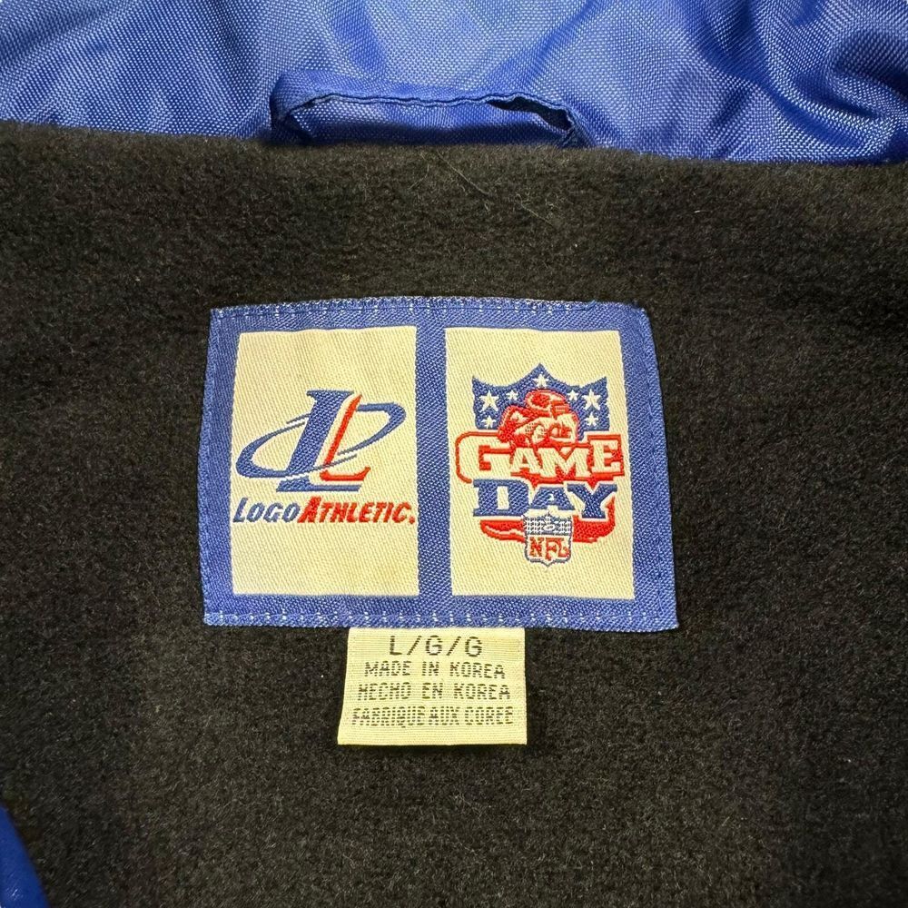 Indianapolis‎ Colts Jacket Men's Large Vintage Game Day Full Zip Coat NFL Blue - Picture 8 of 10